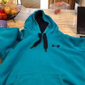 UnderArmour teal hoodie sweatshirt